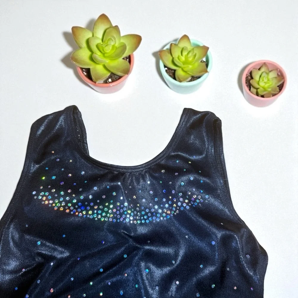 NWT CS GK Elite sportswear short sleeved leotard
